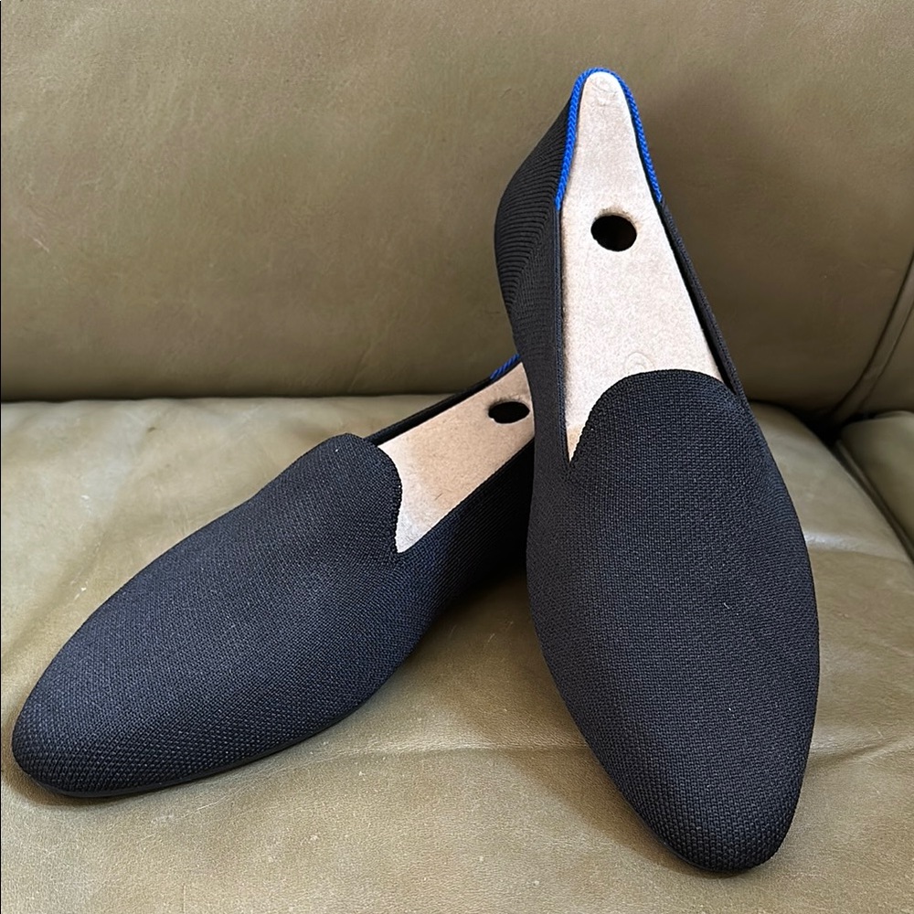 Rothy's 10.5 Black Slip-On Loafers worn once